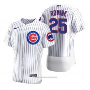 Maglia Baseball Uomo Chicago Cubs Austin Romine Autentico Home Bianco