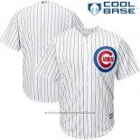 Maglia Baseball Uomo Chicago Cubs Bianco Autentico Collection Cool Base