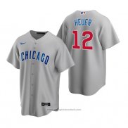 Maglia Baseball Uomo Chicago Cubs Codi Heuer Replica Road Grigio