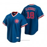 Maglia Baseball Uomo Chicago Cubs Frank Schwindel Cooperstown Collection Road Blu