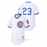 Maglia Baseball Uomo Chicago Cubs Ryne Sandberg Cooperstown Collection Authentic Bianco