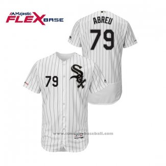 Maglia Baseball Uomo Chicago White Sox Jose Abreu Flex Base Bianco Nero