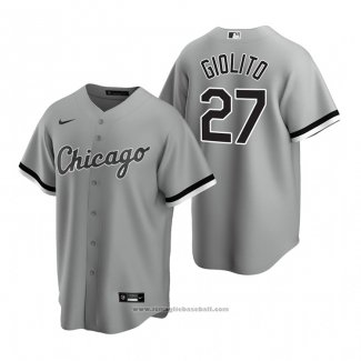 Maglia Baseball Uomo Chicago White Sox Lucas Giolito Replica Grigio