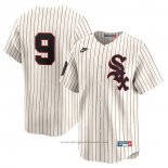 Maglia Baseball Uomo Chicago White Sox Minnie Minoso Throwback Cooperstown Limited Crema
