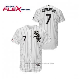 Maglia Baseball Uomo Chicago White Sox Tim Anderson Flex Base Bianco Nero