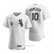 Maglia Baseball Uomo Chicago White Sox Yoan Moncada Autentico 2020 Primera Bianco