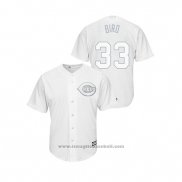 Maglia Baseball Uomo Cincinnati Reds Jesse Winker 2019 Players Weekend Bird Replica Bianco