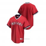 Maglia Baseball Uomo Cleveland Indians Cooperstown Collection Rosso