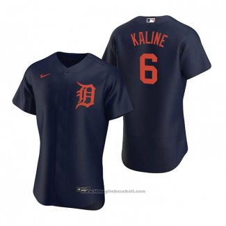 Maglia Baseball Uomo Detroit Tigers AL Kaline Autentico Alternato 2020 Blu