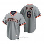 Maglia Baseball Uomo Detroit Tigers AL Kaline Cooperstown Collection Road Grigio