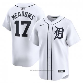 Maglia Baseball Uomo Detroit Tigers Austin Meadows Home Limited Bianco