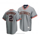Maglia Baseball Uomo Detroit Tigers Charlie Gehringer Cooperstown Collection Road Grigio