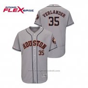 Maglia Baseball Uomo Houston Astros Justin Verlander Flex Base Grigio