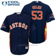 Maglia Baseball Uomo Houston Astros Ken Giles Blu Cool Base