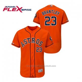 Maglia Baseball Uomo Houston Astros Michael Brantley Flex Base Arancione