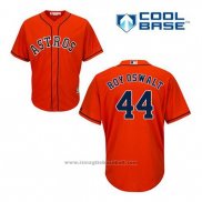 Maglia Baseball Uomo Houston Astros Roy Oswalt 44 Arancione Alternato Cool Base
