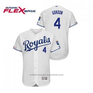 Maglia Baseball Uomo Kansas City Royals Alex Gordon Flex Base Bianco