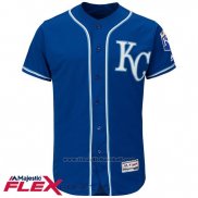 Maglia Baseball Uomo Kansas City Royals Blank Blu Flex Base Autentico Collection