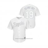 Maglia Baseball Uomo Kansas City Royals Cheslor Cuthbert019 Players Weekend Island Boy Replica Bianco