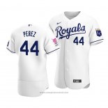 Maglia Baseball Uomo Kansas City Royals Salvador Perez Home Run Derby 2021 All Star Bianco