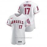 Maglia Baseball Uomo Los Angeles Angels Shohei Ohtani Autentico Bianco