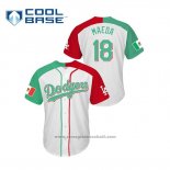 Maglia Baseball Uomo Los Angeles Dodgers Kenta Maeda Mexican Heritage Night Cool Base Bianco