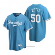 Maglia Baseball Uomo Los Angeles Dodgers Mookie Betts Cooperstown Collection Alternato Blu