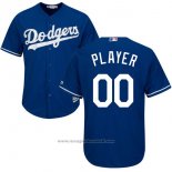 Maglia Baseball Uomo Los Angeles Dodgers Personalizzate Blu
