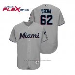 Maglia Baseball Uomo Miami Marlins Jose Urena Flex Base Autentico Collection Road 2019 Grigio