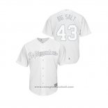 Maglia Baseball Uomo Milwaukee Brewers Matt Albers 2019 Players Weekend Replica Bianco