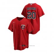 Maglia Baseball Uomo Minnesota Twins Eddie Rosario Replica Alternato Rosso