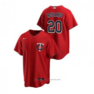 Maglia Baseball Uomo Minnesota Twins Eddie Rosario Replica Alternato Rosso