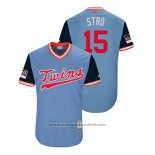 Maglia Baseball Uomo Minnesota Twins Jason Castro 2018 LLWS Players Weekend Stro Blu