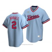 Maglia Baseball Uomo Minnesota Twins Luis Arraez Cooperstown Collection Road Blu