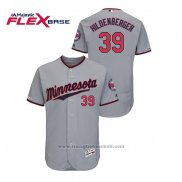 Maglia Baseball Uomo Minnesota Twins Trevor Hildenberger 150 Anniversario Autentico Flex Base Grigio