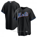 Maglia Baseball Uomo New York Mets 2022 Alternato Replica Team Nero