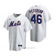 Maglia Baseball Uomo New York Mets David Peterson Replica Home Bianco