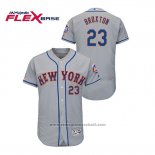 Maglia Baseball Uomo New York Mets Keon Broxton 150 Anniversario Autentico Flex Base Grigio