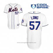 Maglia Baseball Uomo New York Mets Kevin Long 57 Bianco Alternato Cool Base