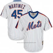 Maglia Baseball Uomo New York Mets Pedro Martinez Bianco Cooperstown Collection