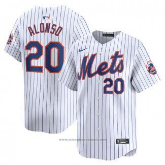 Maglia Baseball Uomo New York Mets Pete Alonso Home Limited Bianco