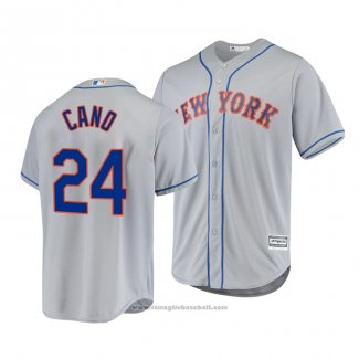 Maglia Baseball Uomo New York Mets Robinson Cano Cool Base Road Grigio