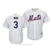 Maglia Baseball Uomo New York Mets Tomas Nido Cool Base Bianco