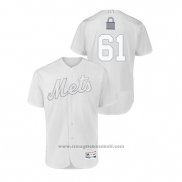 Maglia Baseball Uomo New York Mets Walter Lockett 2019 Players Weekend Autentico Bianco