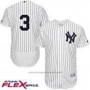 Maglia Baseball Uomo New York Yankees Babe Ruth Autentico Collection Flex Base Bianco
