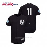 Maglia Baseball Uomo New York Yankees Brett Gardner Flex Base Allenamento Primaverile 2019 Blu