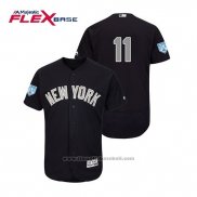 Maglia Baseball Uomo New York Yankees Brett Gardner Flex Base Allenamento Primaverile Alternato 2019 Blu