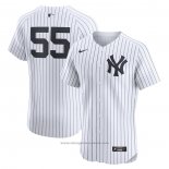 Maglia Baseball Uomo New York Yankees Carlos Rodon Home Elite Bianco
