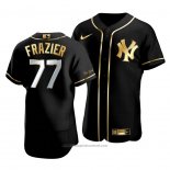 Maglia Baseball Uomo New York Yankees Clint Frazier Golden Edition Autentico Nero