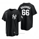 Maglia Baseball Uomo New York Yankees Kyle Higashioka Replica 2021 Nero